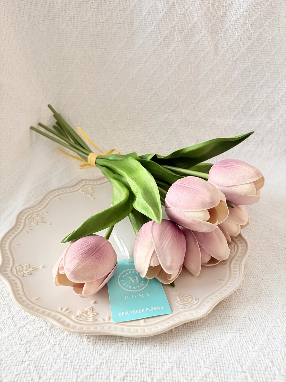 Martha Stewart Home Real Touch Flowers Set of 7 Tulips